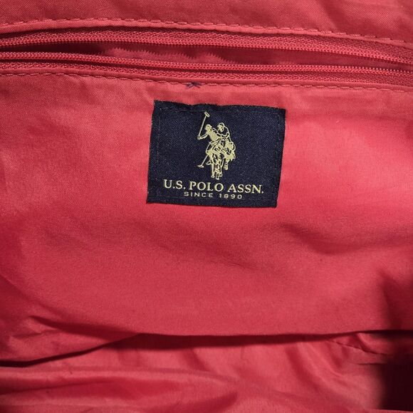 U.S. Polo Assn. Pink Croc Embossed Mischief Tote Bag Y2K Top Handle Satchel - Picture 7 of 7